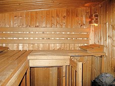 Sauna im Ferienhaus