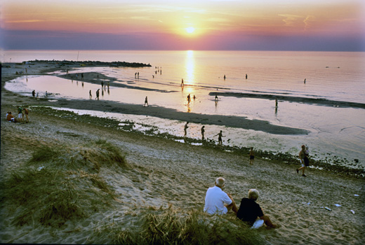 Sonnenuntergang am Strand